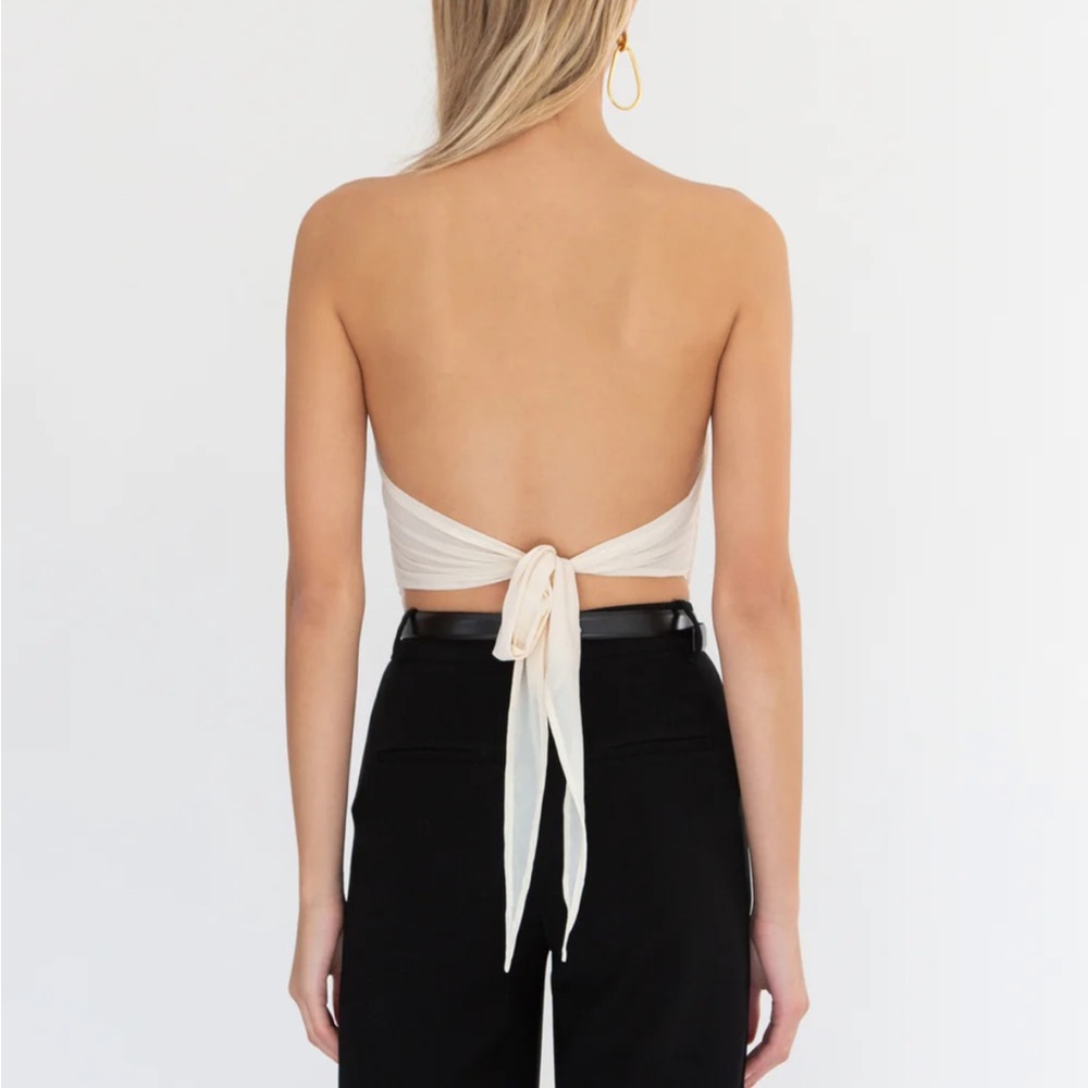 Trois the label Lyla Strapless Top in Black
